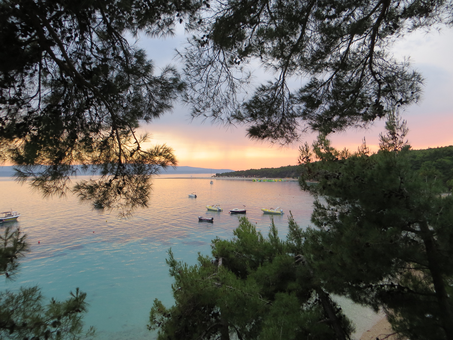 Sonnenuntergang auf Brac (Kroatien)