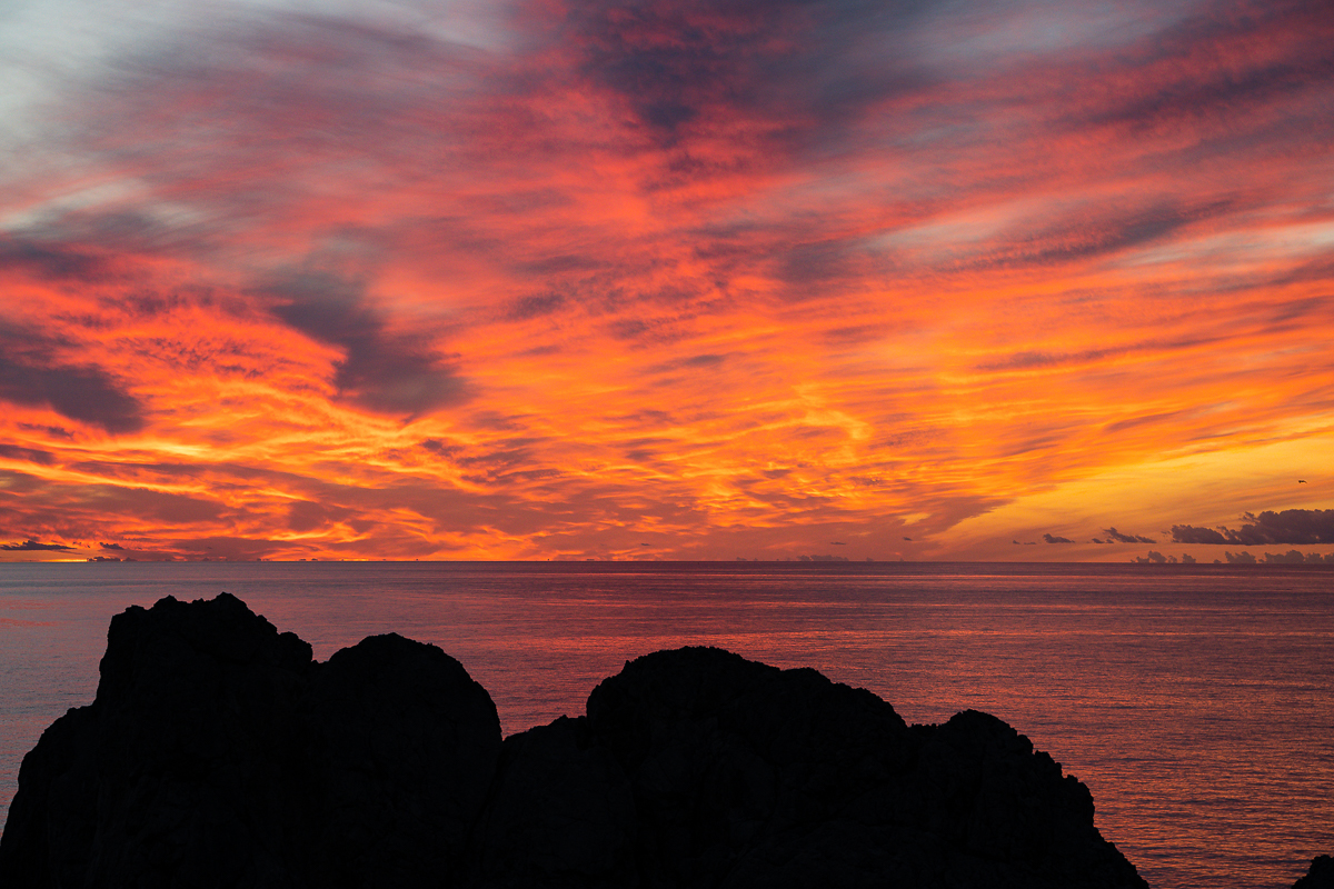 Sonnenuntergang auf Capri