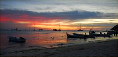 Sonnenuntergang auf Cayo Gran Roque