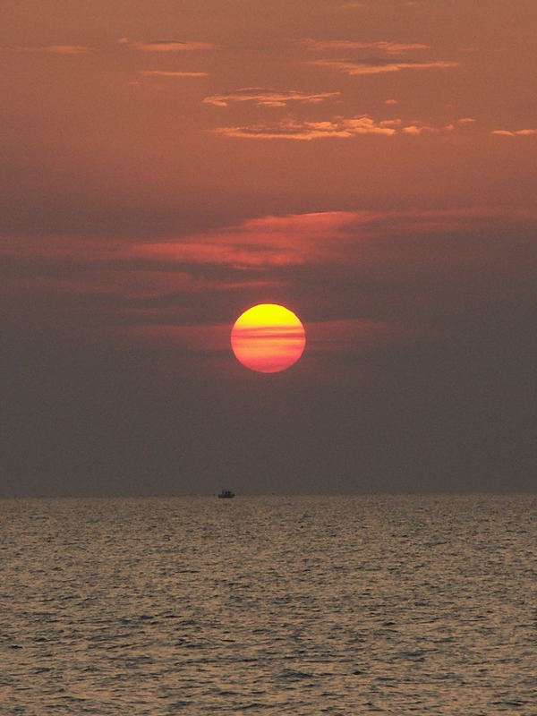 Sonnenuntergang auf Chalkidiki