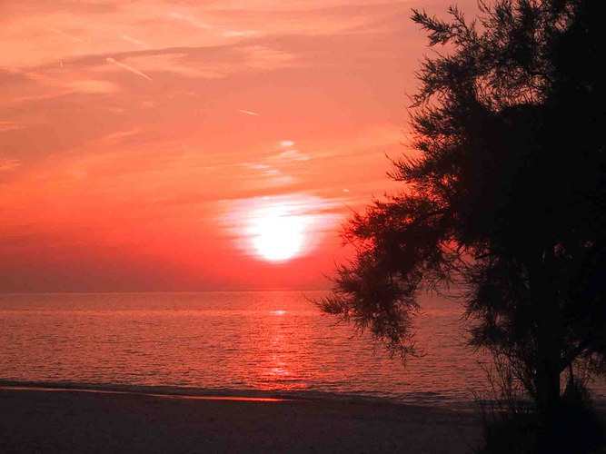 Sonnenuntergang auf Corfu