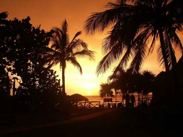 Sonnenuntergang auf Cuba