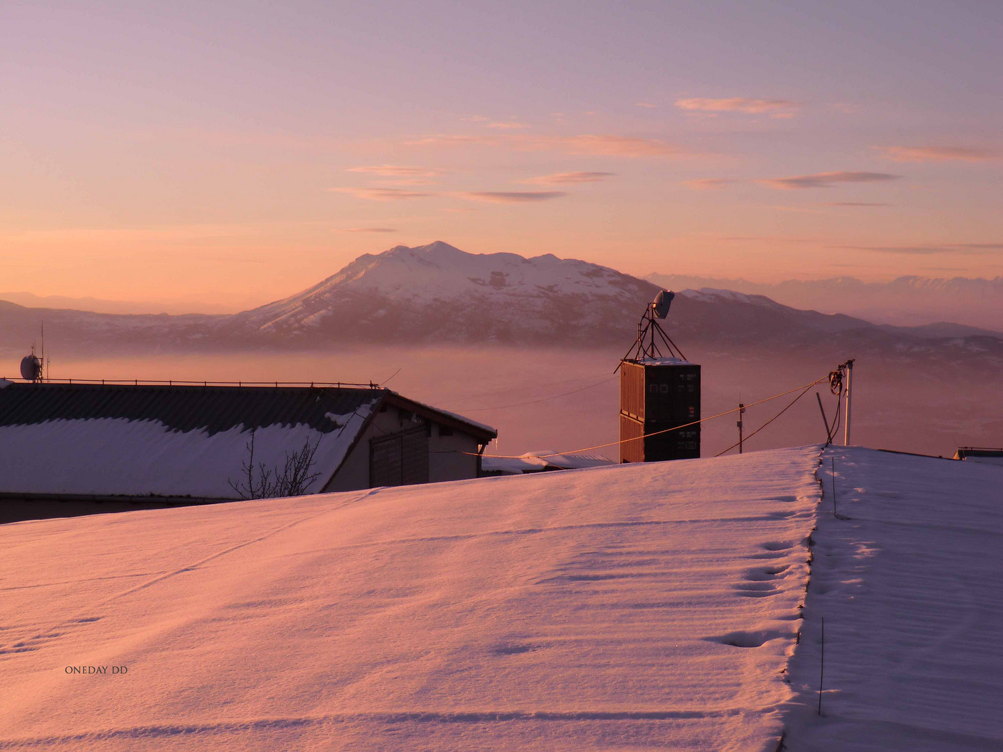 Sonnenuntergang auf dem Balkan