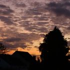 Sonnenuntergang auf dem Balkon