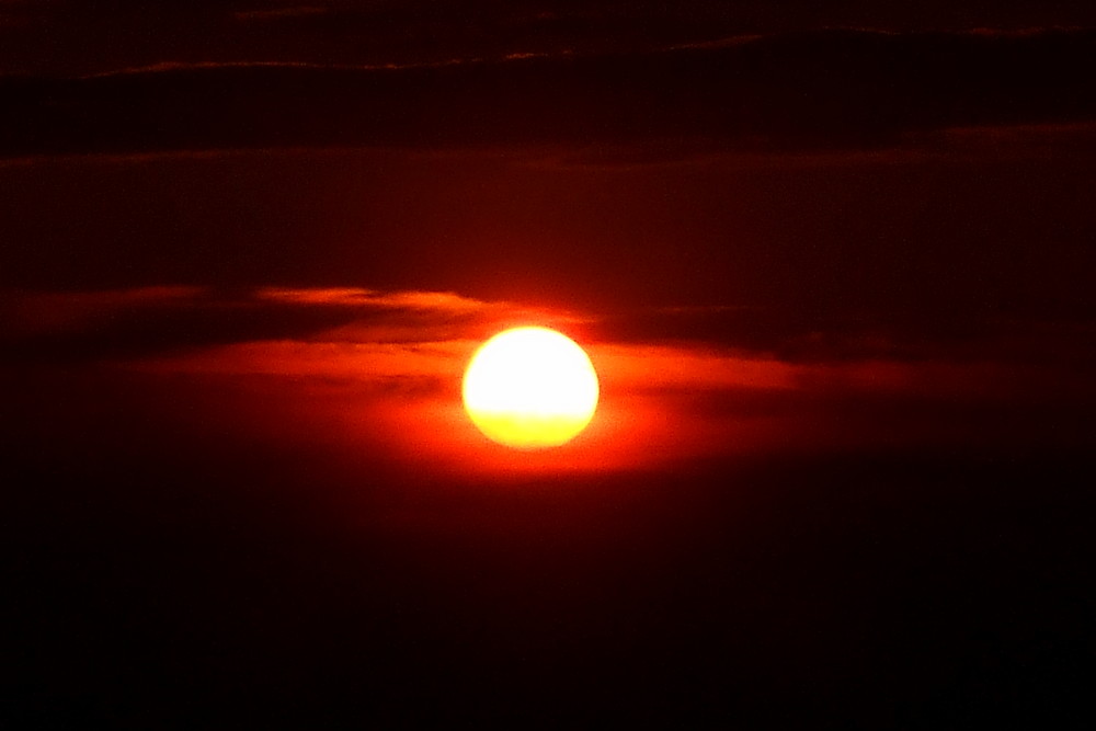 Sonnenuntergang auf dem Balkon :]