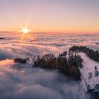 Sonnenuntergang auf dem Belchen