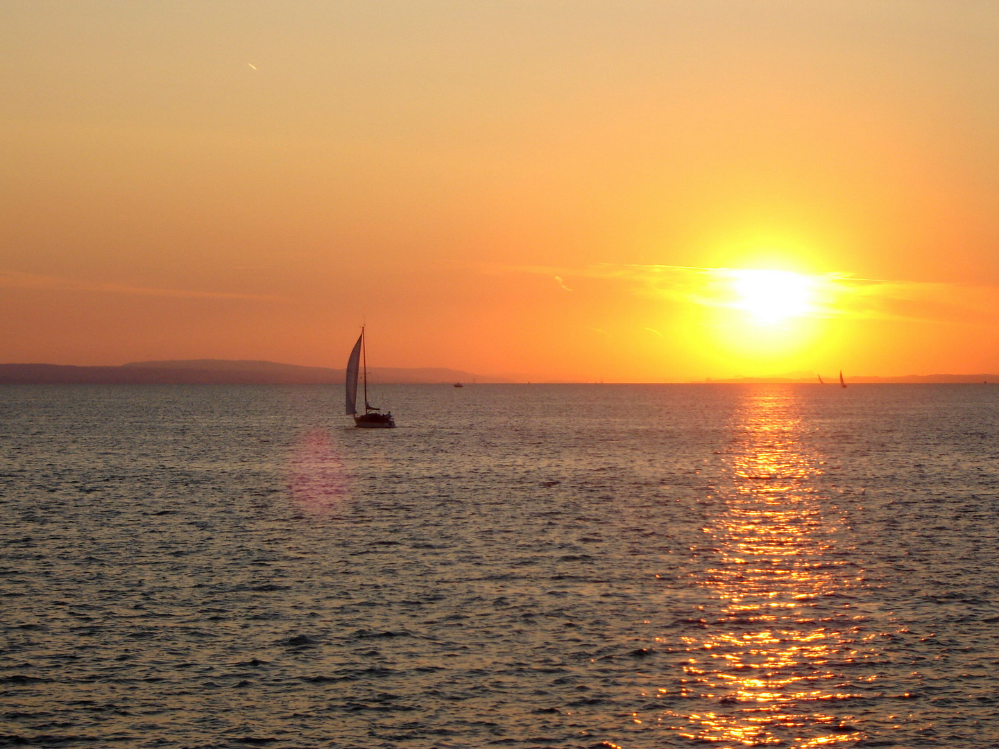 Sonnenuntergang auf dem Bodensee