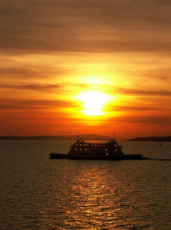 Sonnenuntergang auf dem Bodensee