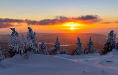 Sonnenuntergang auf dem Brocken