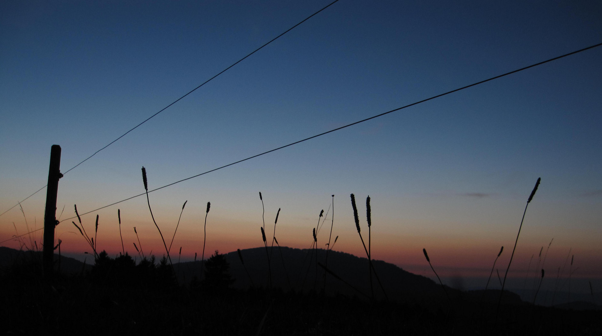 Sonnenuntergang auf dem Brunnersberg