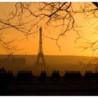 Sonnenuntergang auf dem But Montmartre