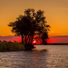 Sonnenuntergang auf dem Chobe-Botswana....