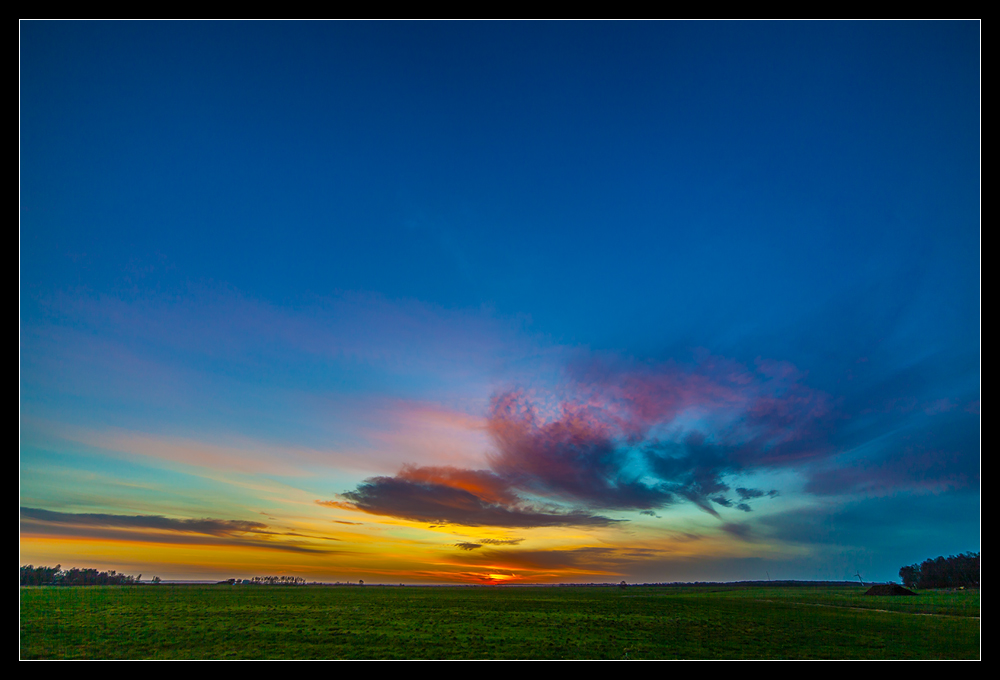 Sonnenuntergang auf dem Darß