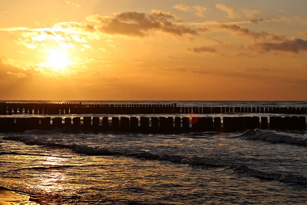 Sonnenuntergang auf dem Darß