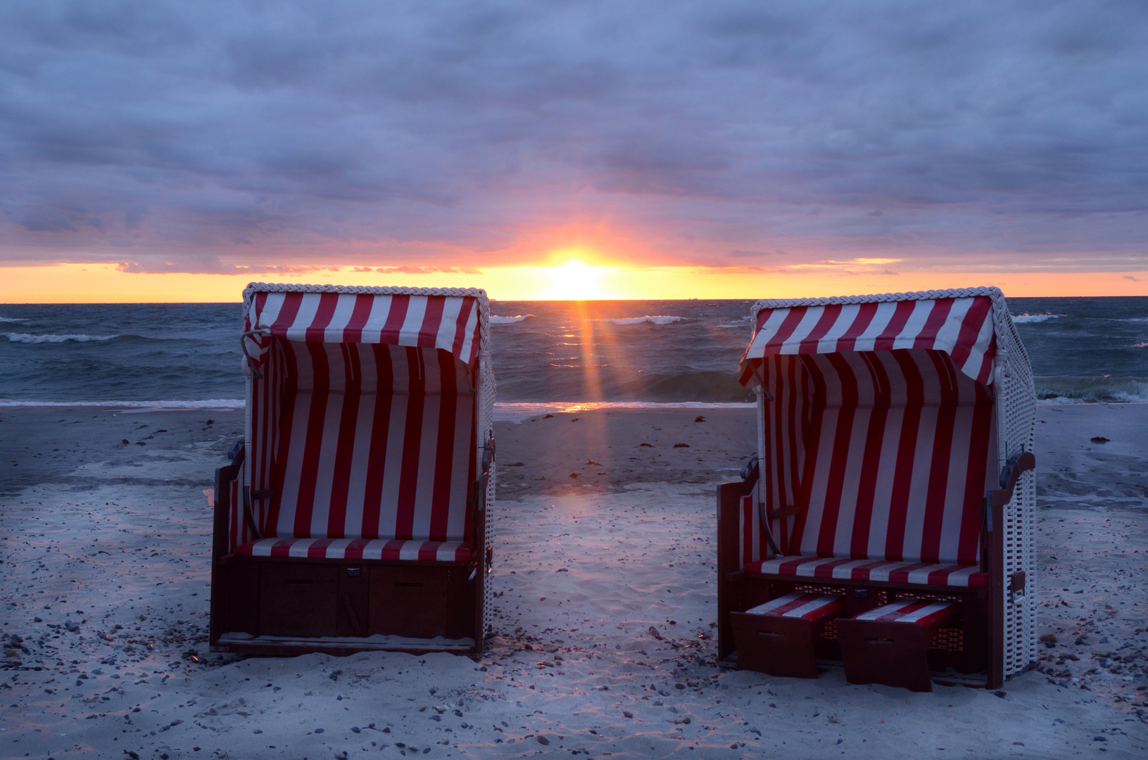 Sonnenuntergang auf dem Darß