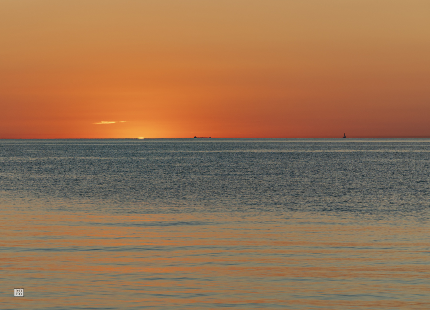 Sonnenuntergang auf dem Darß