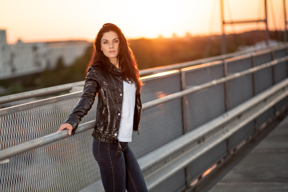 Sonnenuntergang auf dem Deck