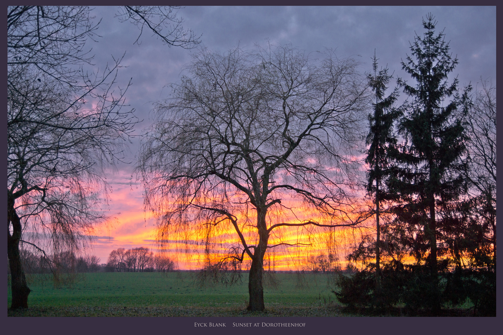 Sonnenuntergang auf dem Dorotheenhof