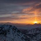 Sonnenuntergang auf dem Eggishorn