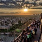 Sonnenuntergang auf dem Eiffelturm - Paris 14-02