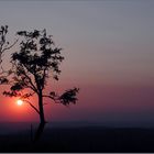 Sonnenuntergang auf dem Fichtelberg 2 Erzgebirge