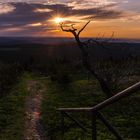 Sonnenuntergang auf dem Fichtelberg