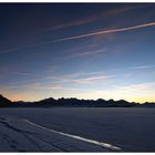 Sonnenuntergang auf dem Forggensee...