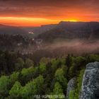 Sonnenuntergang auf dem Gamrig