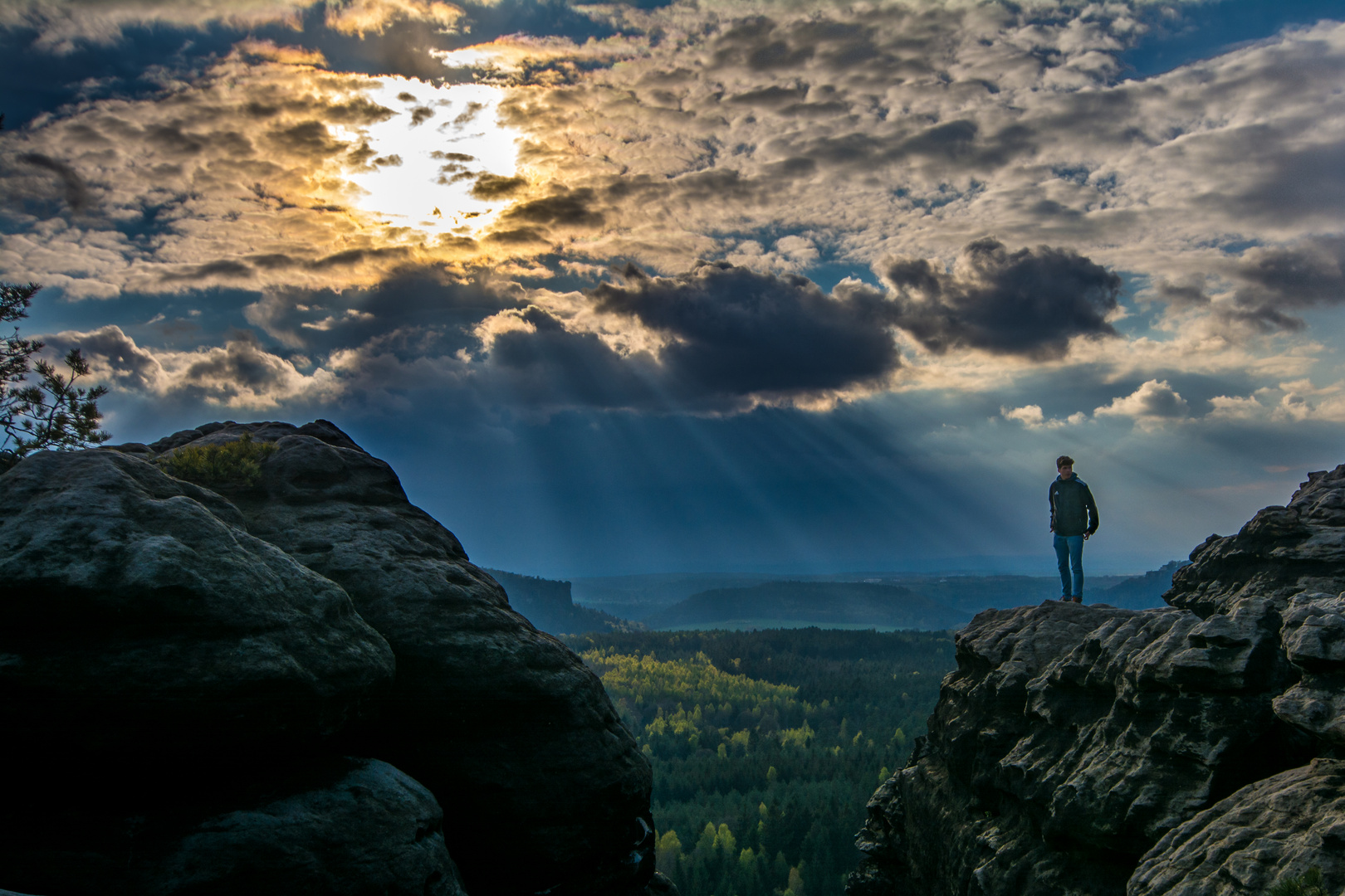 Sonnenuntergang auf dem Gohrisch