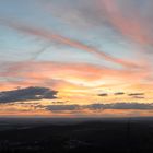 Sonnenuntergang auf dem großen Feldberg