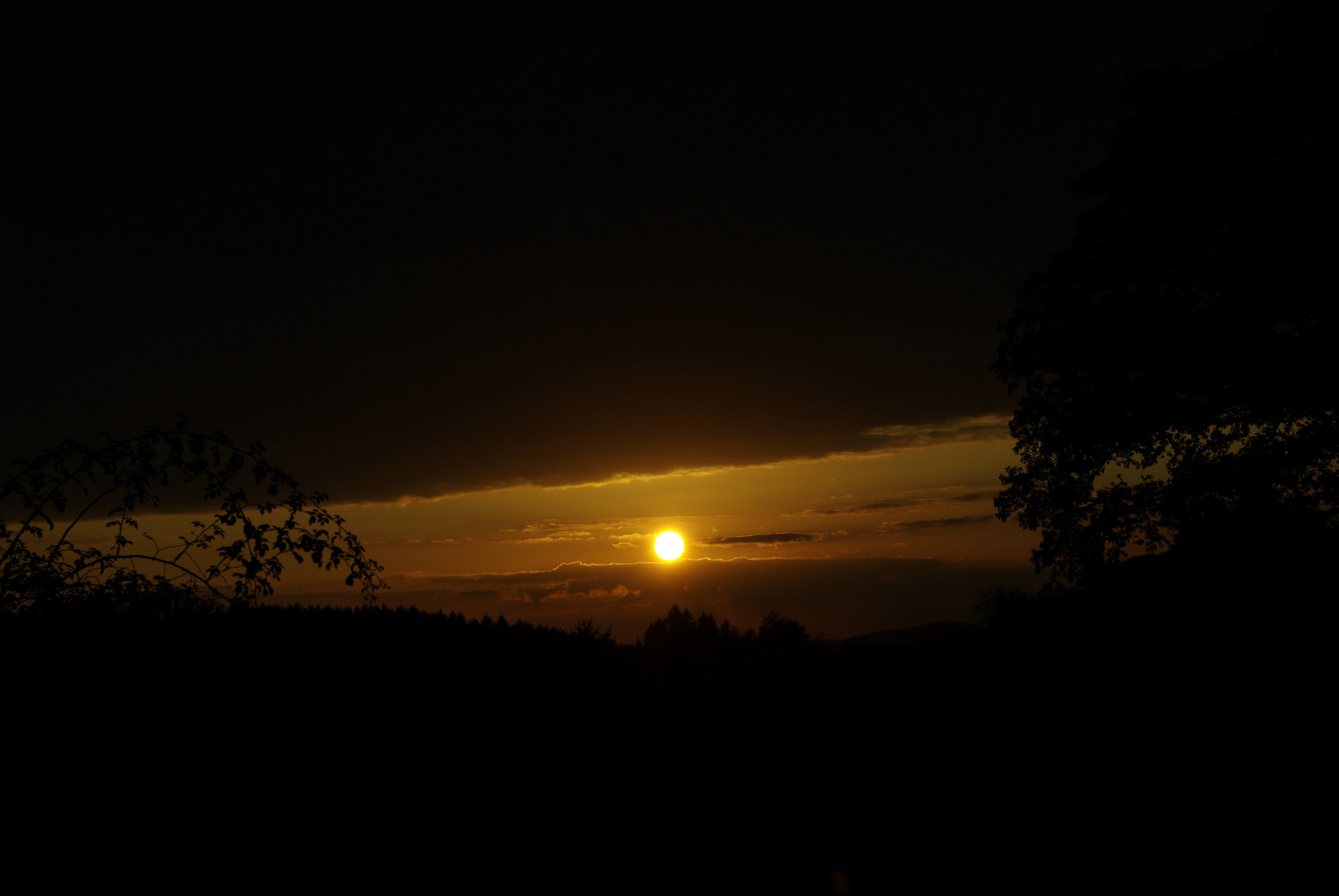 Sonnenuntergang auf dem Hackenberg (Bergneustadt)