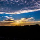 Sonnenuntergang auf dem Haldy Turm