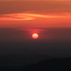 Sonnenuntergang auf dem Hauchenberg am 25. Juli 2019