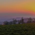 Sonnenuntergang auf dem Hirzel