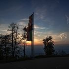 Sonnenuntergang auf dem Hochblauen