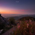 Sonnenuntergang auf dem Hochblauen