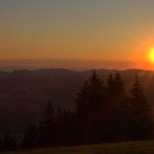 Sonnenuntergang auf dem Hochfürst im Südschwarzwald (von gestern)