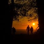 Sonnenuntergang auf dem Hohenstaufen