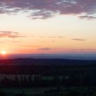 Sonnenuntergang auf dem Hoherodskopf