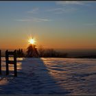 Sonnenuntergang auf dem Hoherodskopf zum 2ten