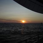 Sonnenuntergang auf dem Ijsselmeer