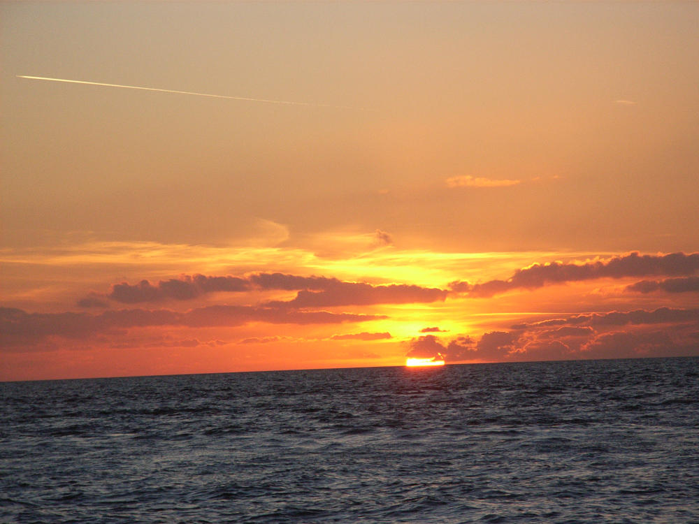 Sonnenuntergang auf dem Ijsselmeer vor Lemmer