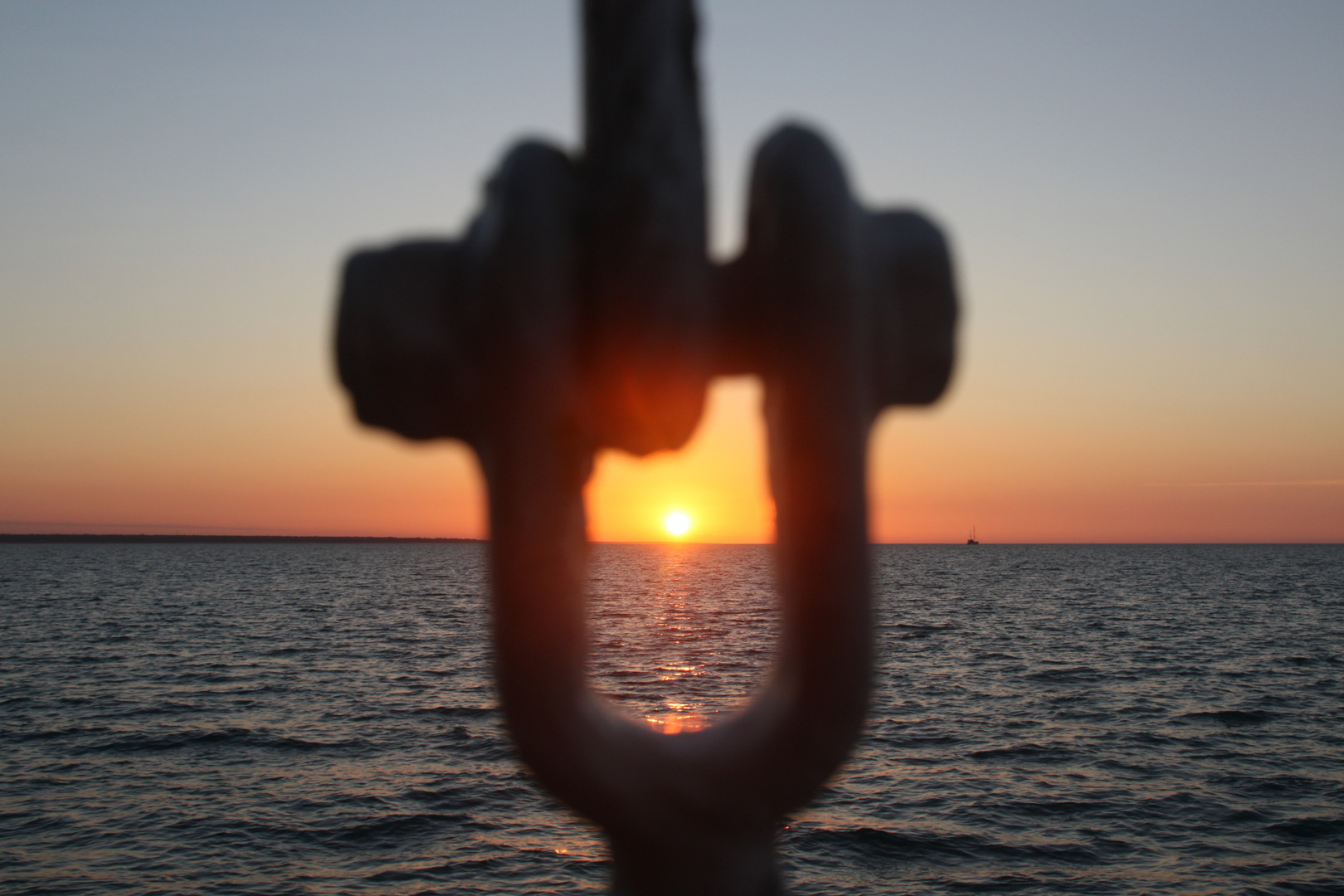 Sonnenuntergang auf dem Indischen Ozean, vor Darwin