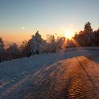 Sonnenuntergang auf dem Inselsberg