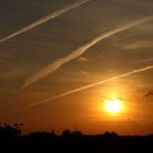 Sonnenuntergang auf dem Kalkberg in Lüneburg