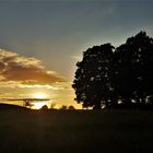 Sonnenuntergang auf dem Klimaweg