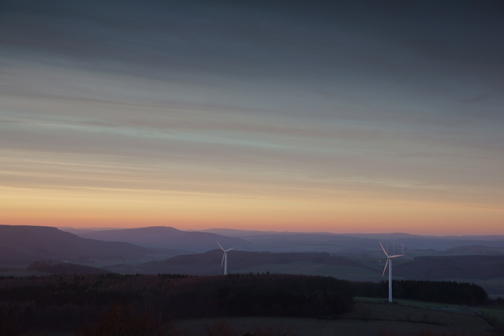 Sonnenuntergang auf dem Köterberg