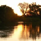 Sonnenuntergang auf dem Kunene