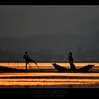 Sonnenuntergang auf dem Lake Inle...