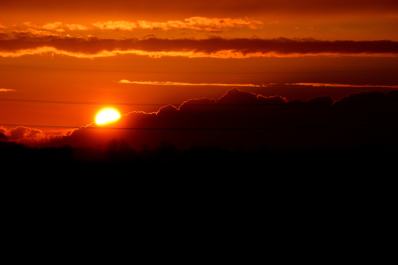 Sonnenuntergang auf dem Land 3